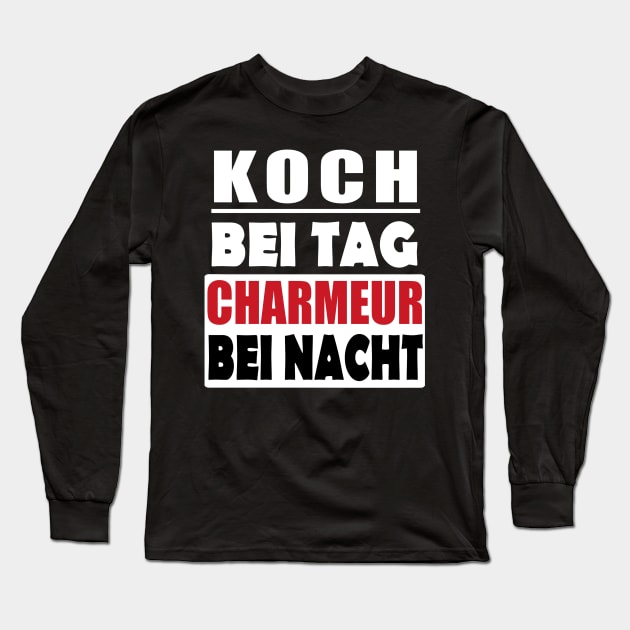 Koch Chefkoch Gemüse Küche Profi Kochen Long Sleeve T-Shirt by FindYourFavouriteDesign